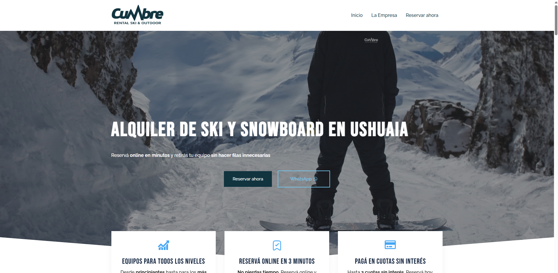 Ariel · Cumbre Rental · WhatsApp — preview